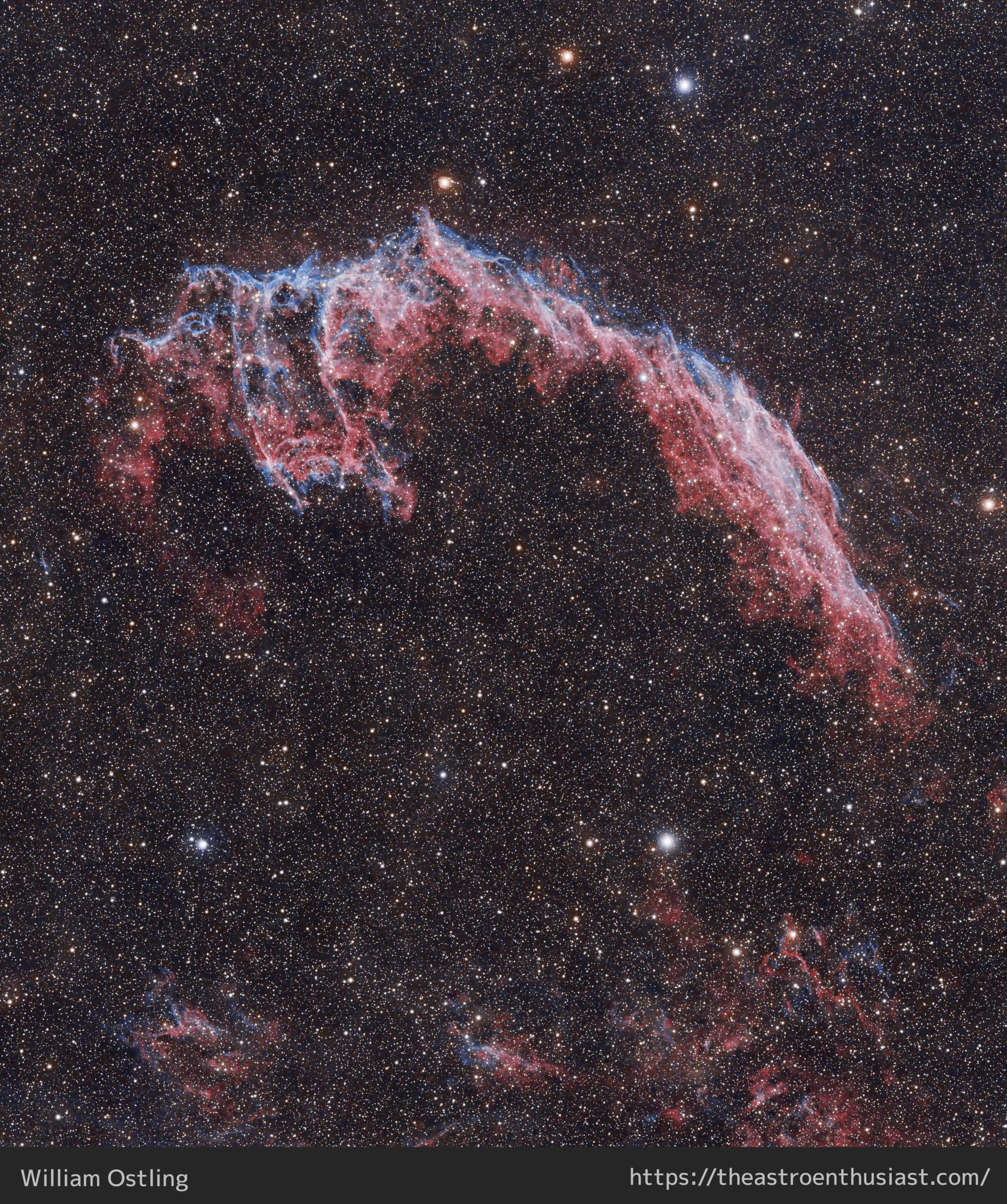 The Eastern Veil Nebula - The Astronomy Enthusiast